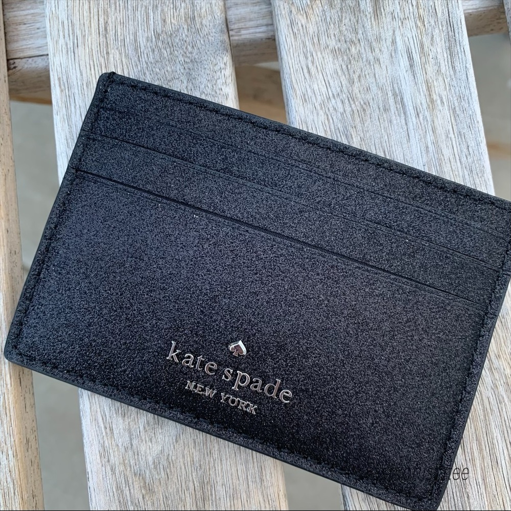 Kate spade Joeley Holiday 2019 card Holder Black - Picture 6 of 8